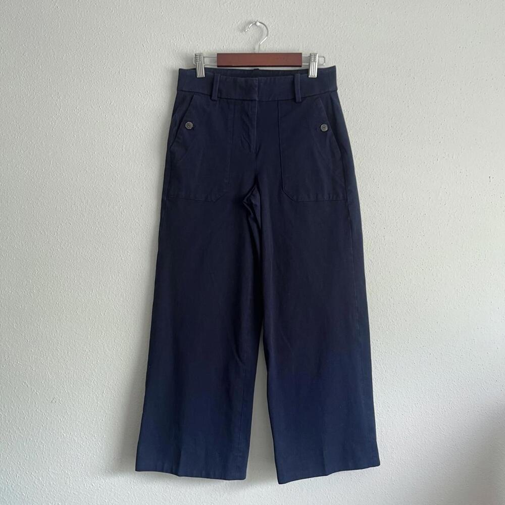 ✨SOLD✨ J.Crew Navy Blue Wide Leg Trousers